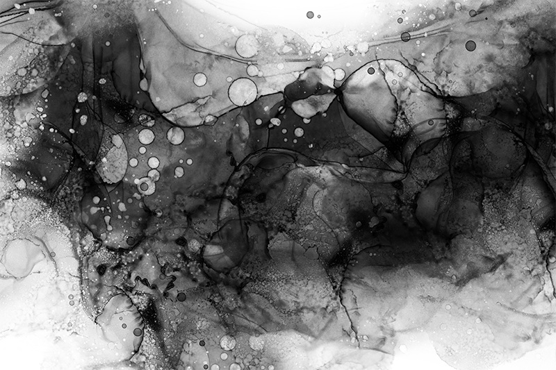 【印刷用】アルコールインクと水彩などのテクスチャ