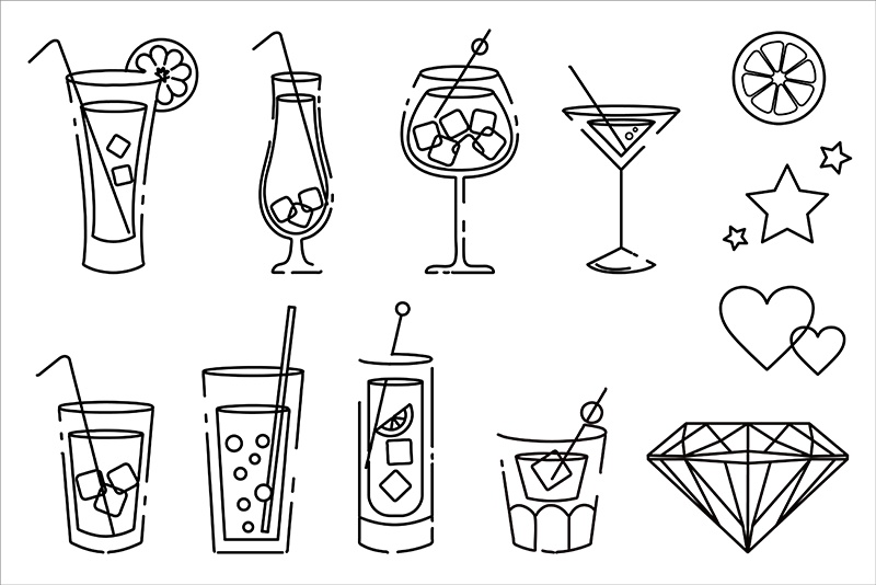 【印刷用】カラフルマーブル素材