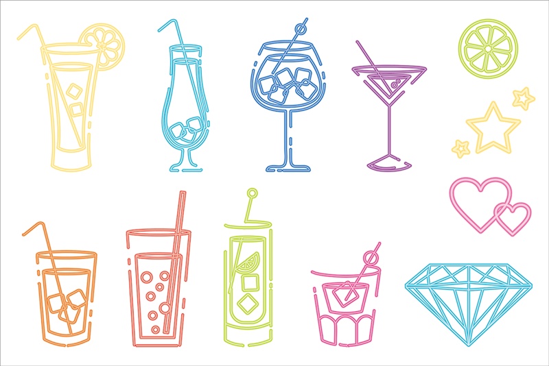 【印刷用】カラフルマーブル素材