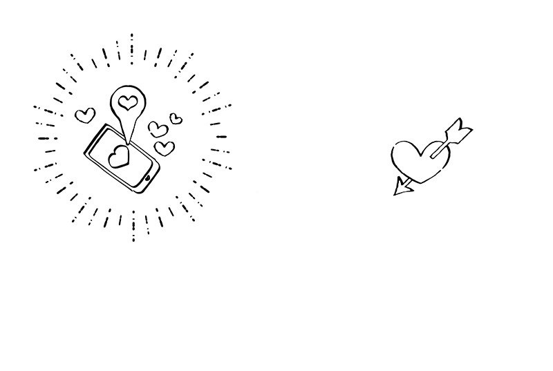 【印刷用】1色刷用手書きイラスト(いろいろ詰め合わせ)