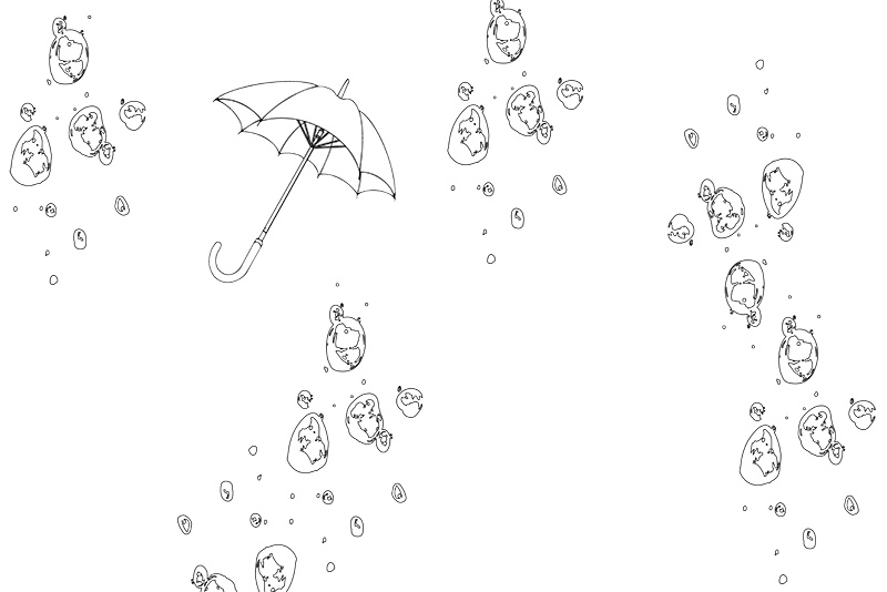 【印刷用】シティ・ポップイラスト素材