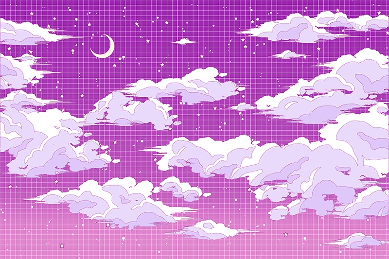 【印刷用】シティ・ポップイラスト素材