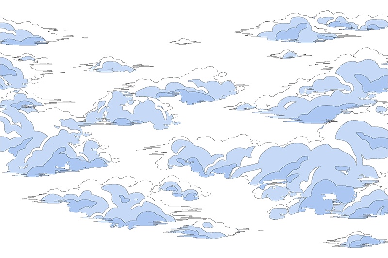 【印刷用】シティ・ポップイラスト素材