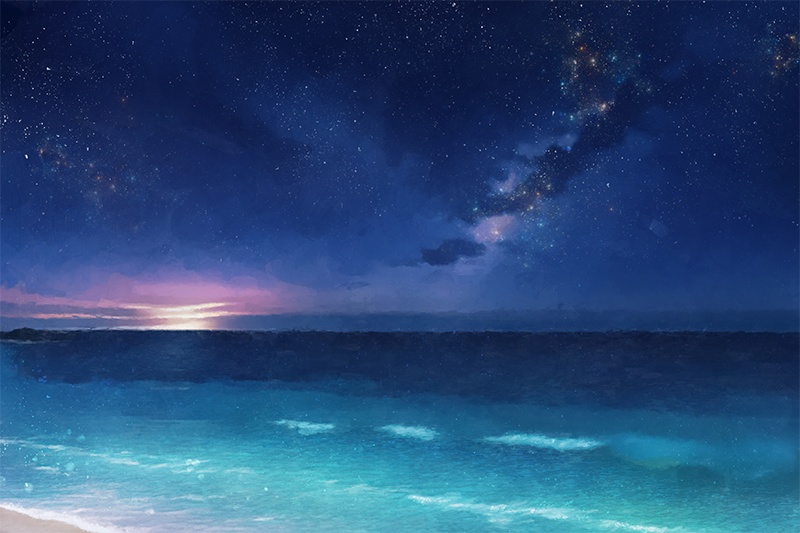 【印刷用】海のイラスト素材