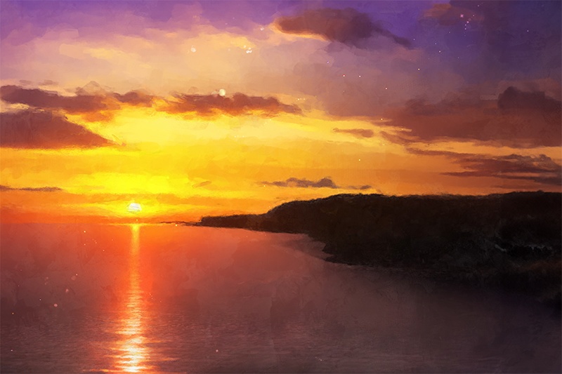 【印刷用】海のイラスト素材