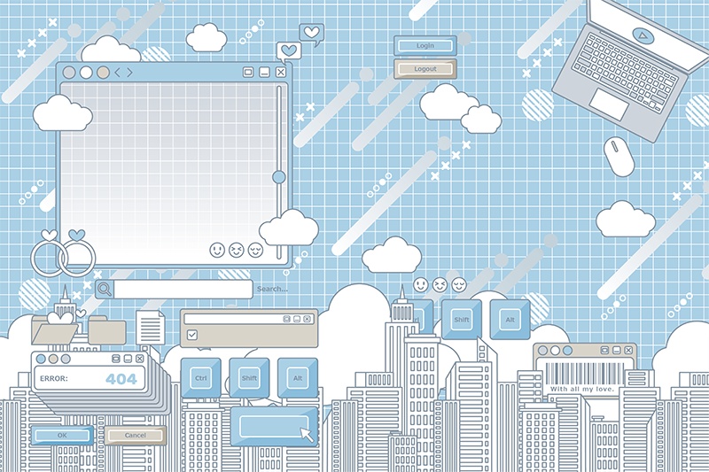 【印刷用】ガーリーポップ素材