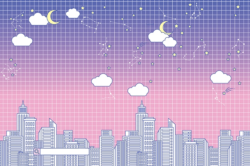 【印刷用】ガーリーポップ素材