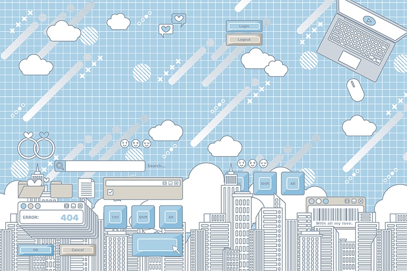 【印刷用】ガーリーポップ素材