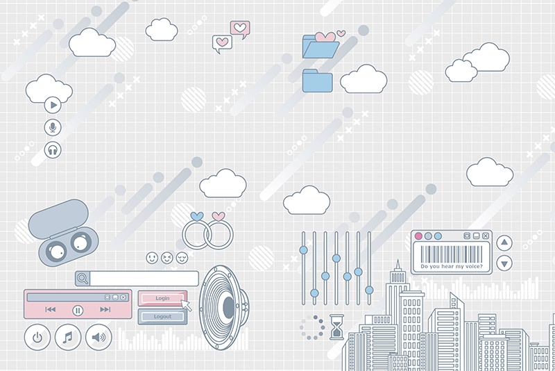 【印刷用】ガーリーポップ素材