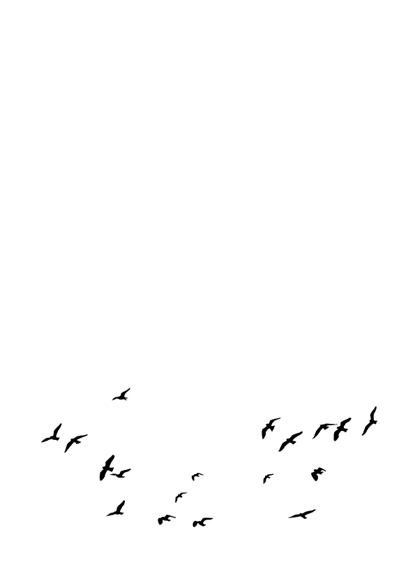 【印刷用】エモい空のイラスト素材