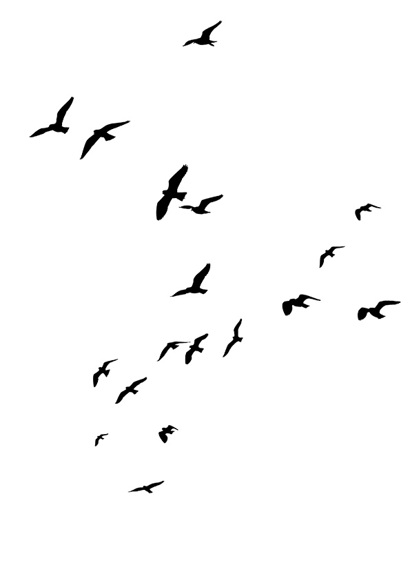 【印刷用】エモい空のイラスト素材