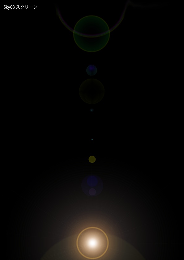 【印刷用】エモい空のイラスト素材