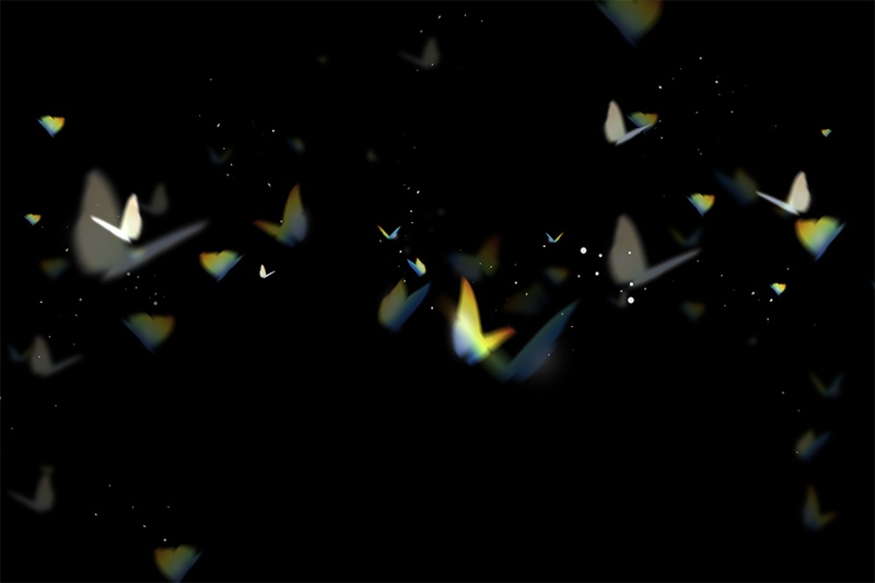 【印刷用】輝く光の素材(プリズム)