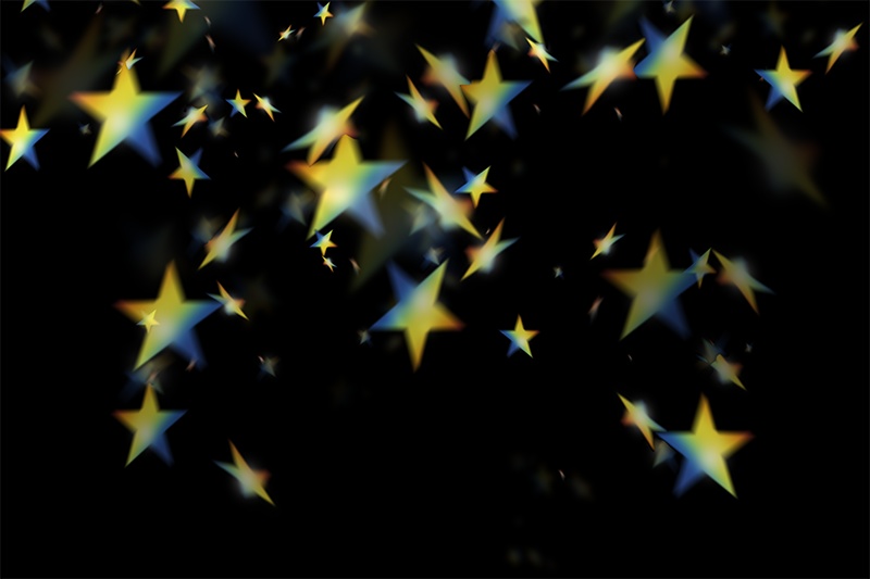 【印刷用】輝く光の素材(プリズム)