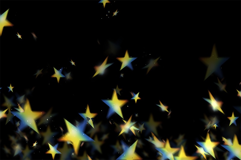 【印刷用】輝く光の素材(プリズム)