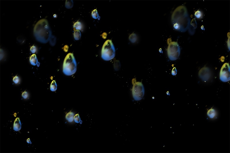 【印刷用】輝く光の素材(プリズム)