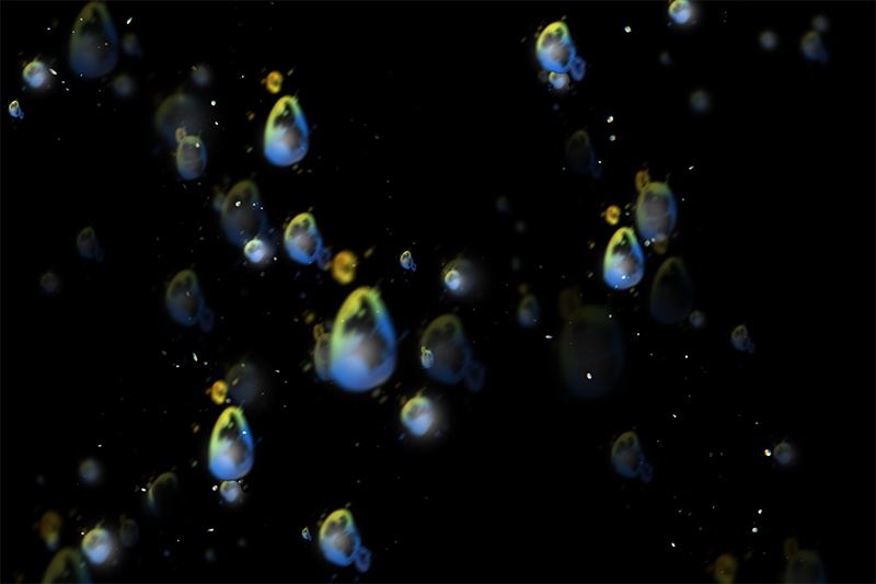 【印刷用】輝く光の素材(プリズム)