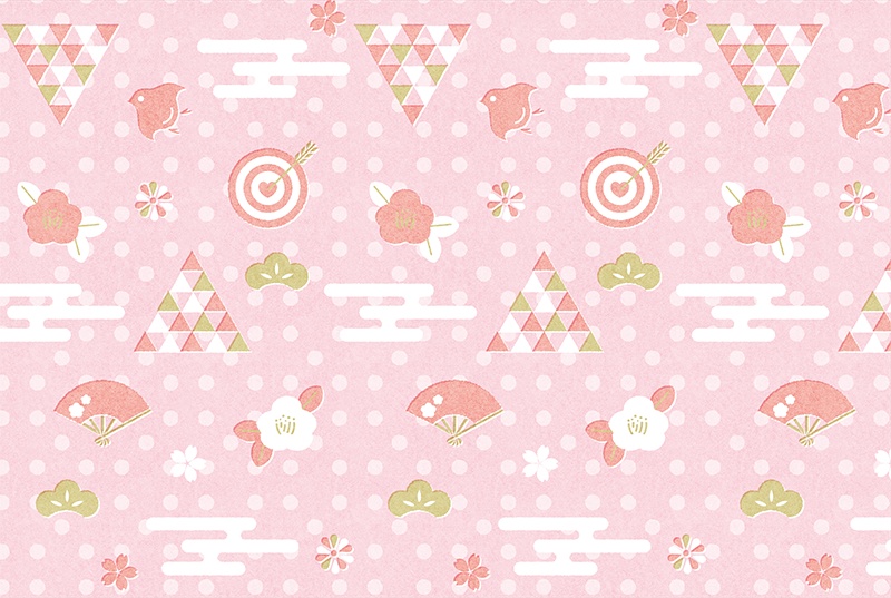 【印刷用】可愛い和風素材