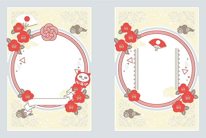 【印刷用】可愛い和風素材