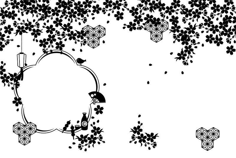 【印刷用】可愛い和風素材