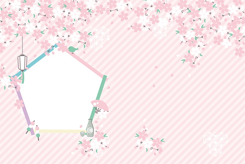【印刷用】可愛い和風素材