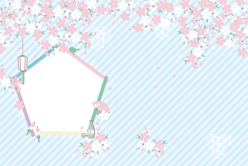 【印刷用】可愛い和風素材