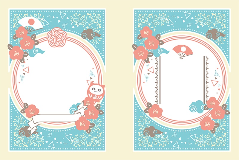 【印刷用】可愛い和風素材