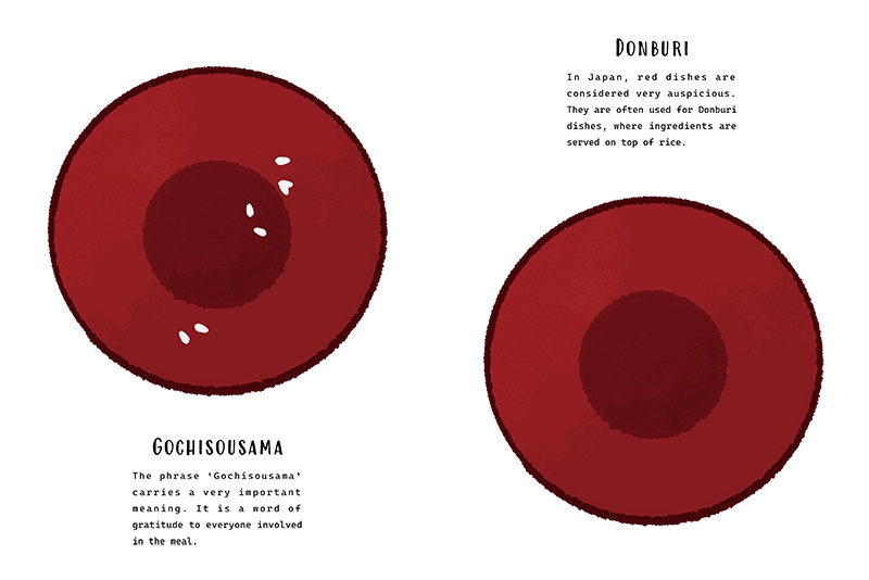 【印刷用】のっけ飯のイラスト素材「カスタマイズ素材」