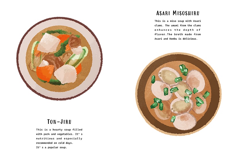 【印刷用】のっけ飯のイラスト素材「カスタマイズ素材」