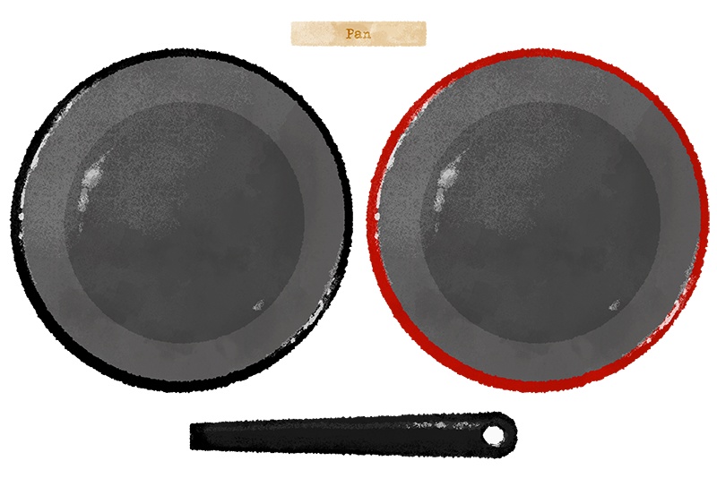 【印刷用】パンのイラスト素材「カスタマイズ素材」