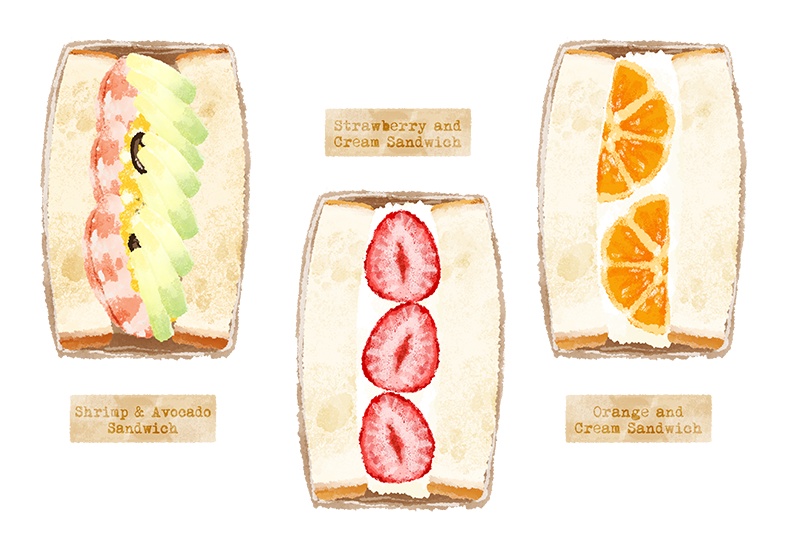 【印刷用】パンのイラスト素材「カスタマイズ素材」