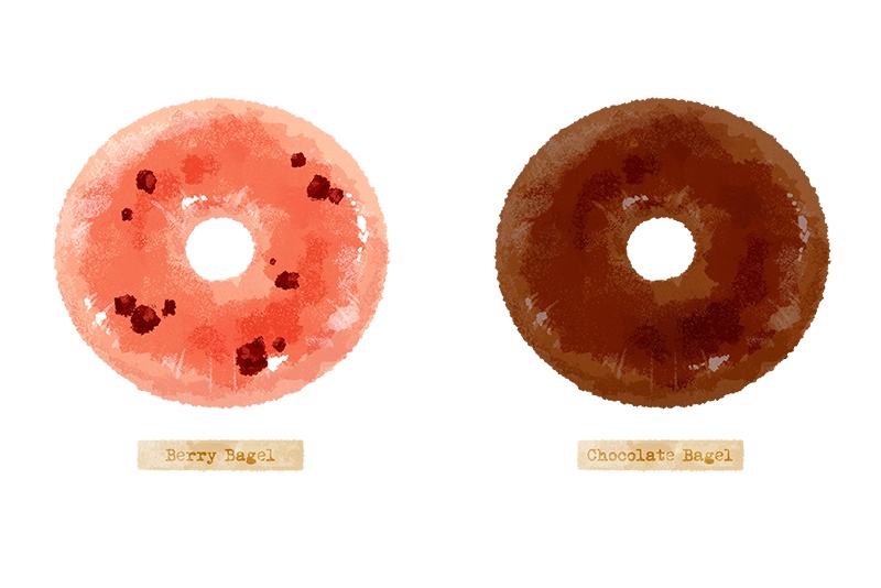 【印刷用】パンのイラスト素材「カスタマイズ素材」