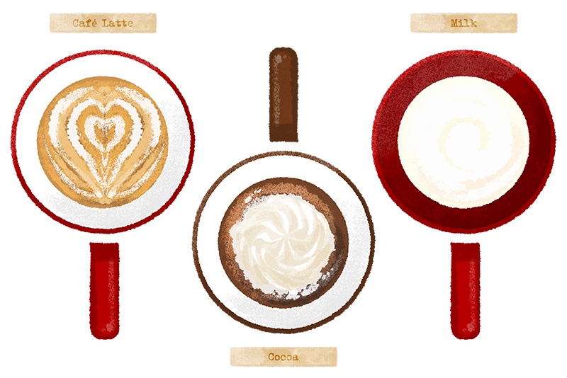 【印刷用】パンのイラスト素材「カスタマイズ素材」