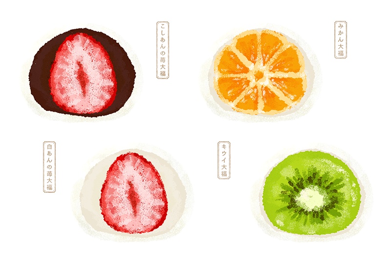 【印刷用】スイーツのイラスト素材「カスタマイズ素材」