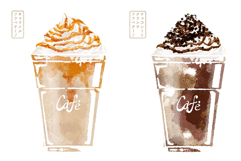 【印刷用】スイーツのイラスト素材「カスタマイズ素材」