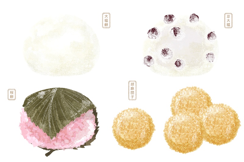 【印刷用】スイーツのイラスト素材「カスタマイズ素材」