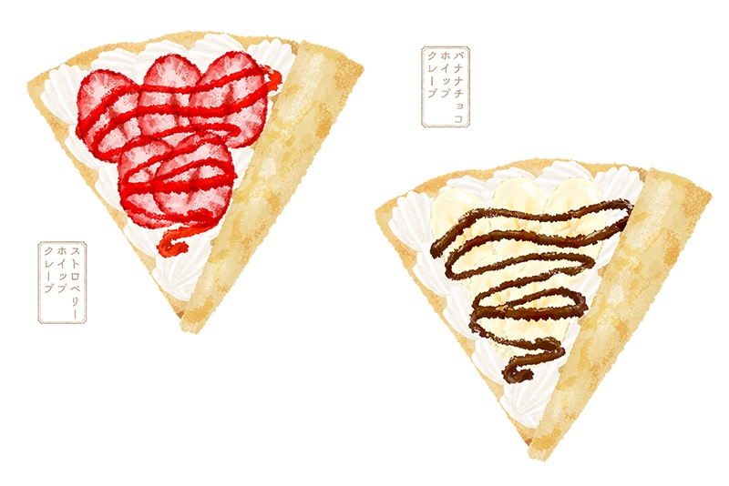 【印刷用】スイーツのイラスト素材「カスタマイズ素材」