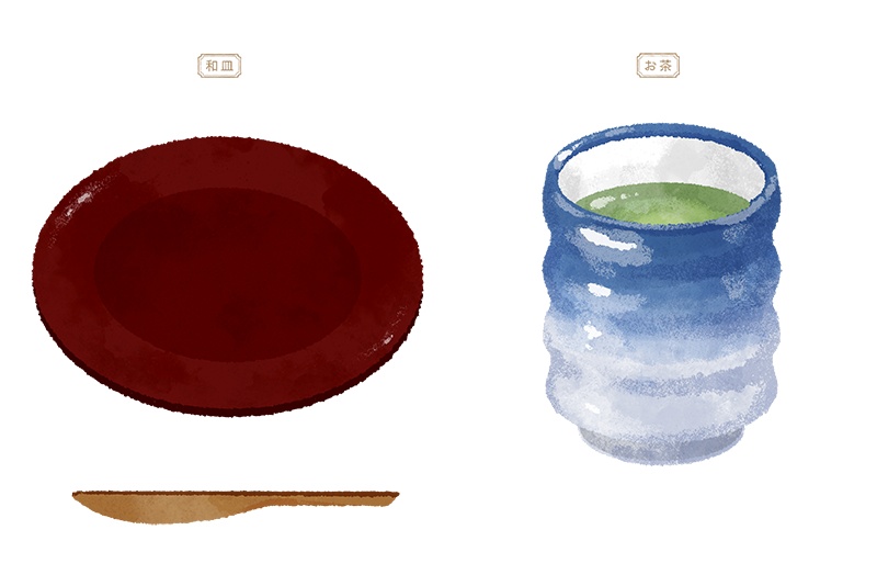 【印刷用】スイーツのイラスト素材「カスタマイズ素材」