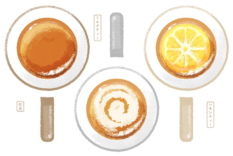 【印刷用】スイーツのイラスト素材「カスタマイズ素材」