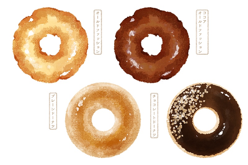 【印刷用】スイーツのイラスト素材「カスタマイズ素材」