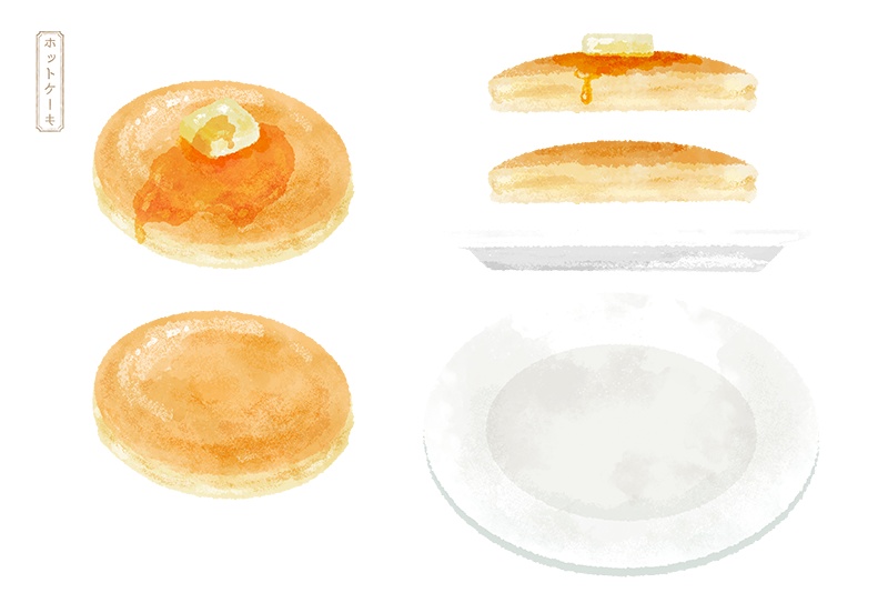 【印刷用】スイーツのイラスト素材「カスタマイズ素材」