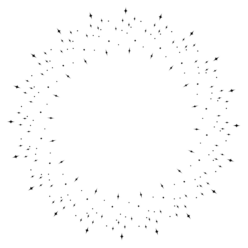 【印刷用】サンバースト素材
