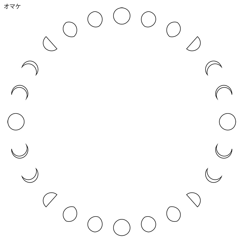 【印刷用】サンバースト素材