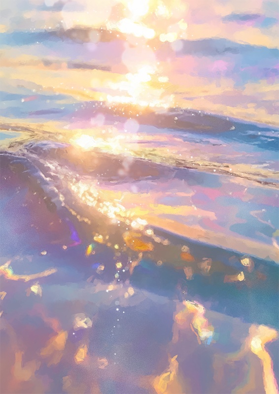 印刷用「水中・水面のイラスト素材」