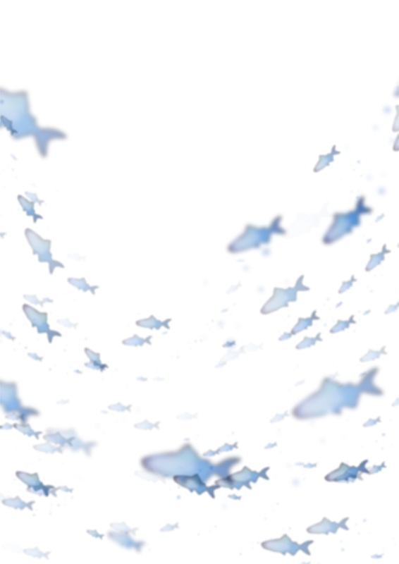 印刷用「水中・水面のイラスト素材」