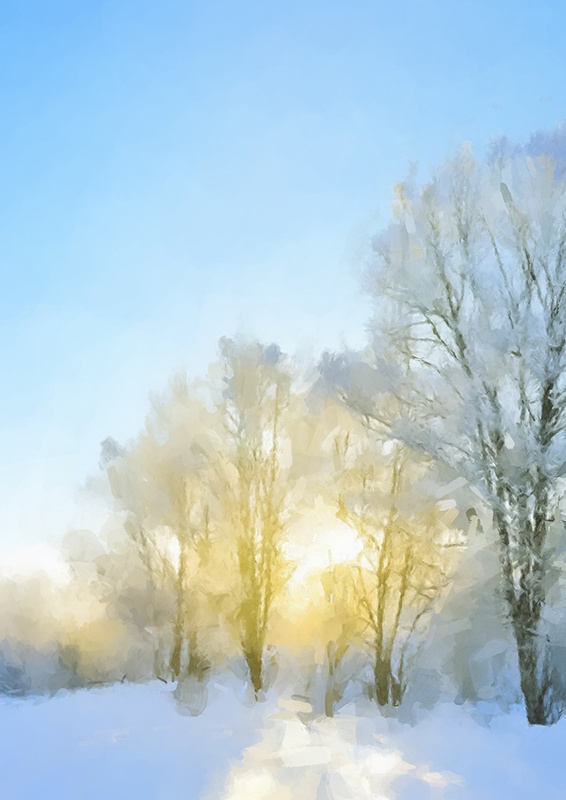 印刷用「雪のイラスト素材」