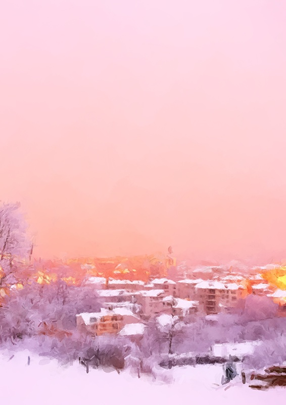 印刷用「雪のイラスト素材」