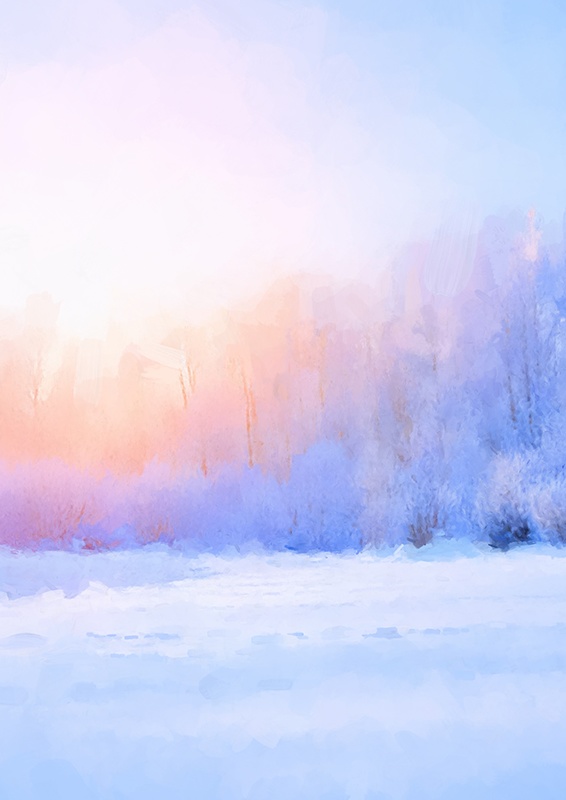 印刷用「雪のイラスト素材」