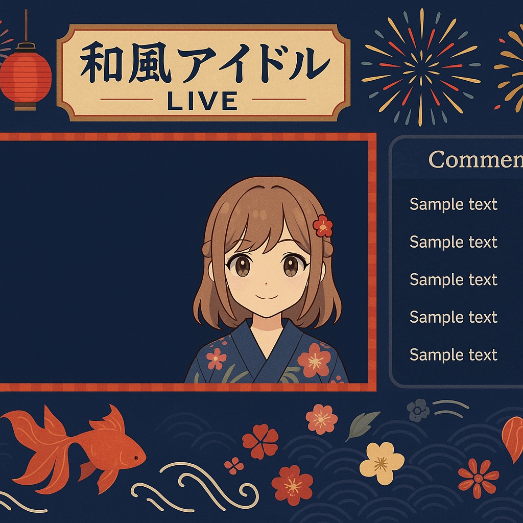 夏祭りオーバレイ