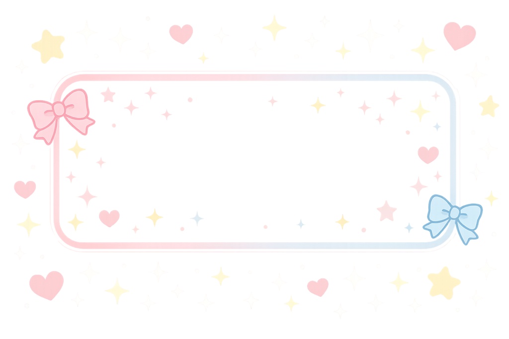 【配信素材】可愛いアイドル系オーバーレイセット(フレーム/コメント枠/BRB/Starting Soon/テロップ帯)